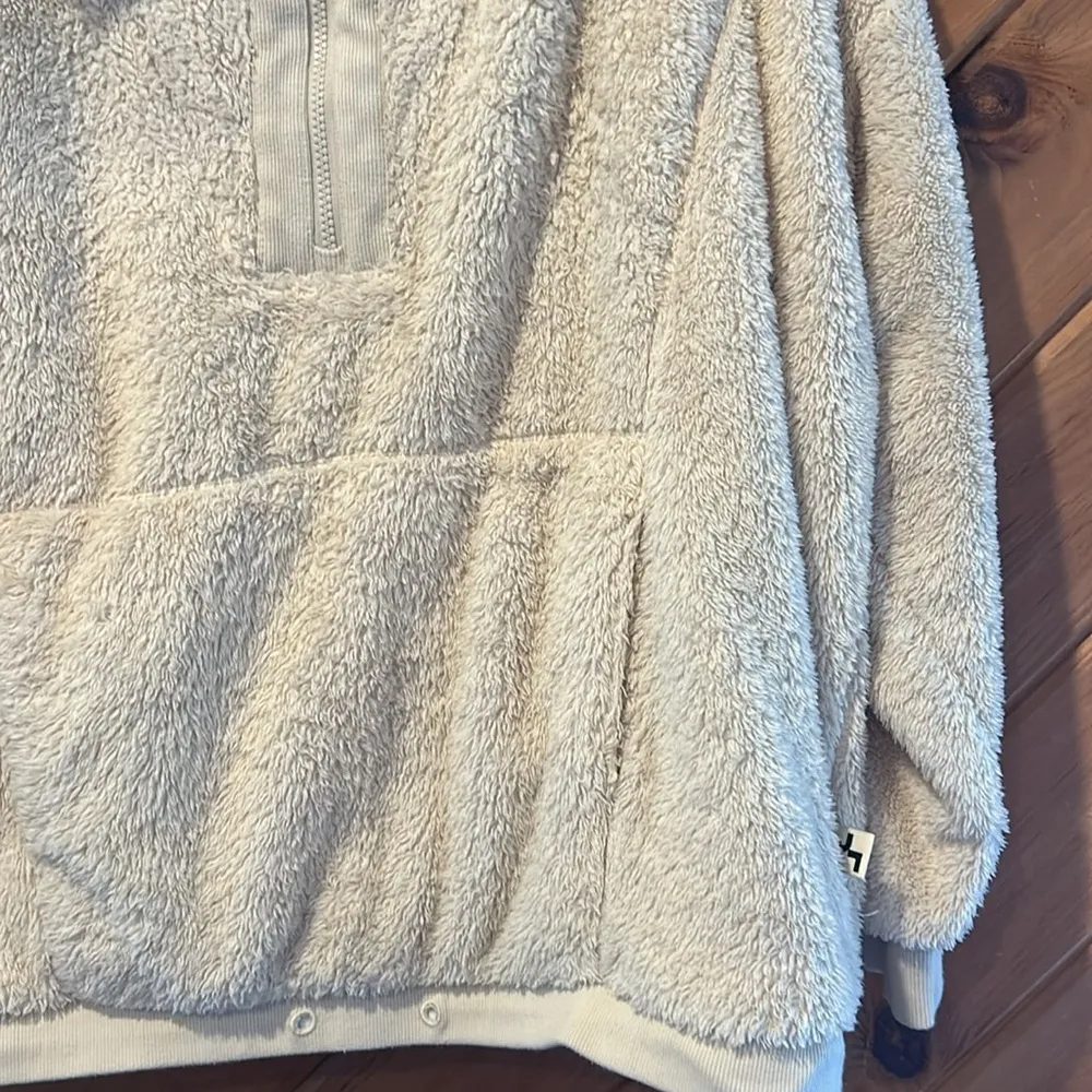 Joylab cream fleece quarterzip pullover sweatshirt - Image 5
