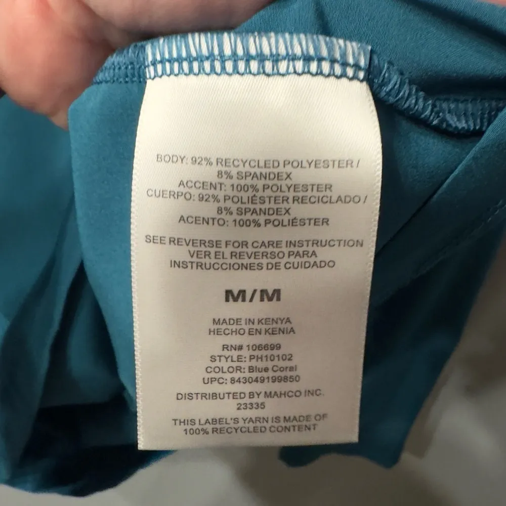 Realtree Women’s Pullover Jacket for Fishing 1/4 Zip Lightweight in Blue Coral M - Image 5