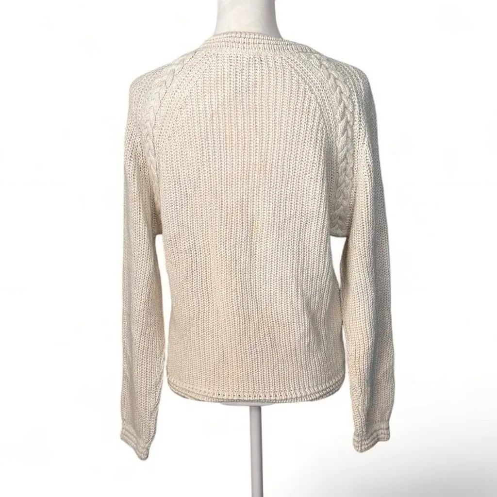 Vintage Cable Knit Sweater - Image 3