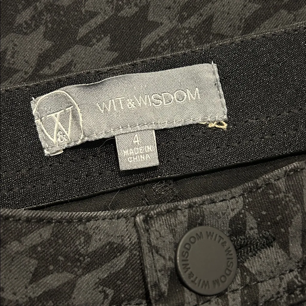 WIT & WISDOM jeans with herringbone pattern Size 4 - Image 4
