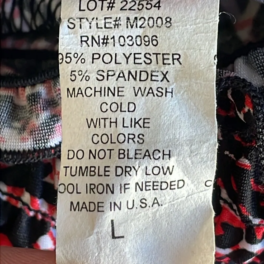 C’est La Vie Wide Leg Print Pant Black Size L - Image 6