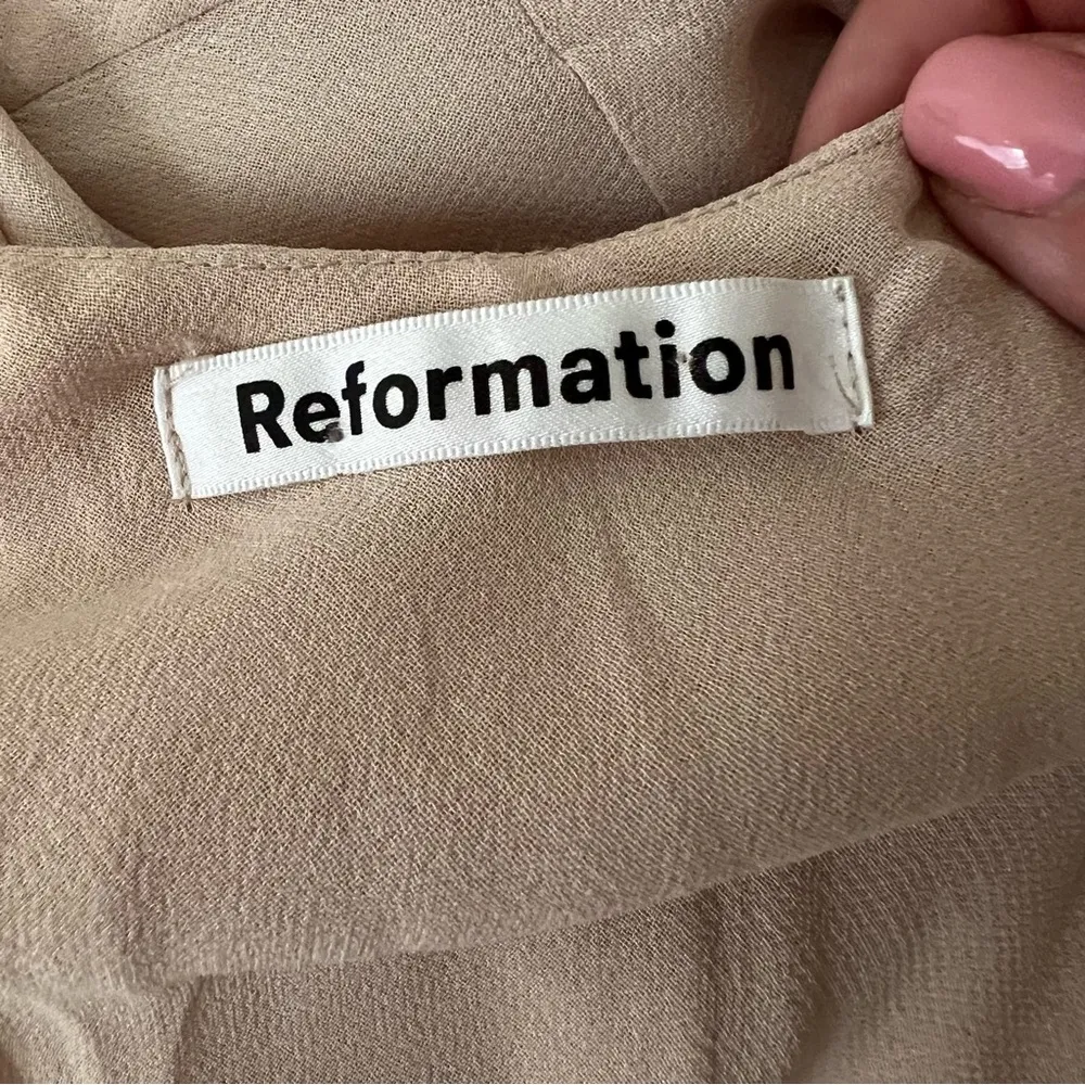 Barletta Tie Back Open Back Maxi Gown In Champagne - Image 7