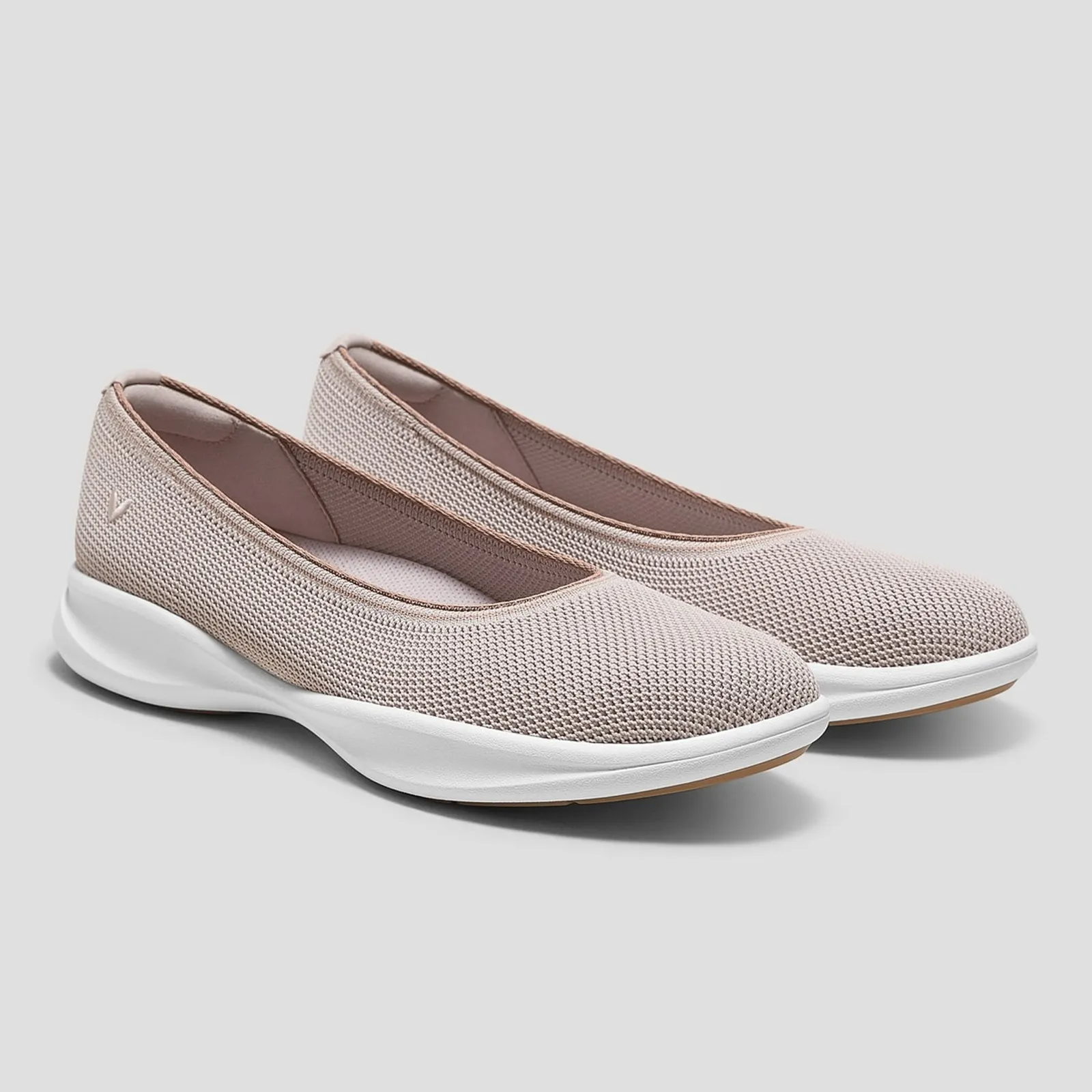 Vivaia Izabel Walker Pro Hybrid Comfort Support Knit Water RPT Flats Taupe 9.5 - Image 4