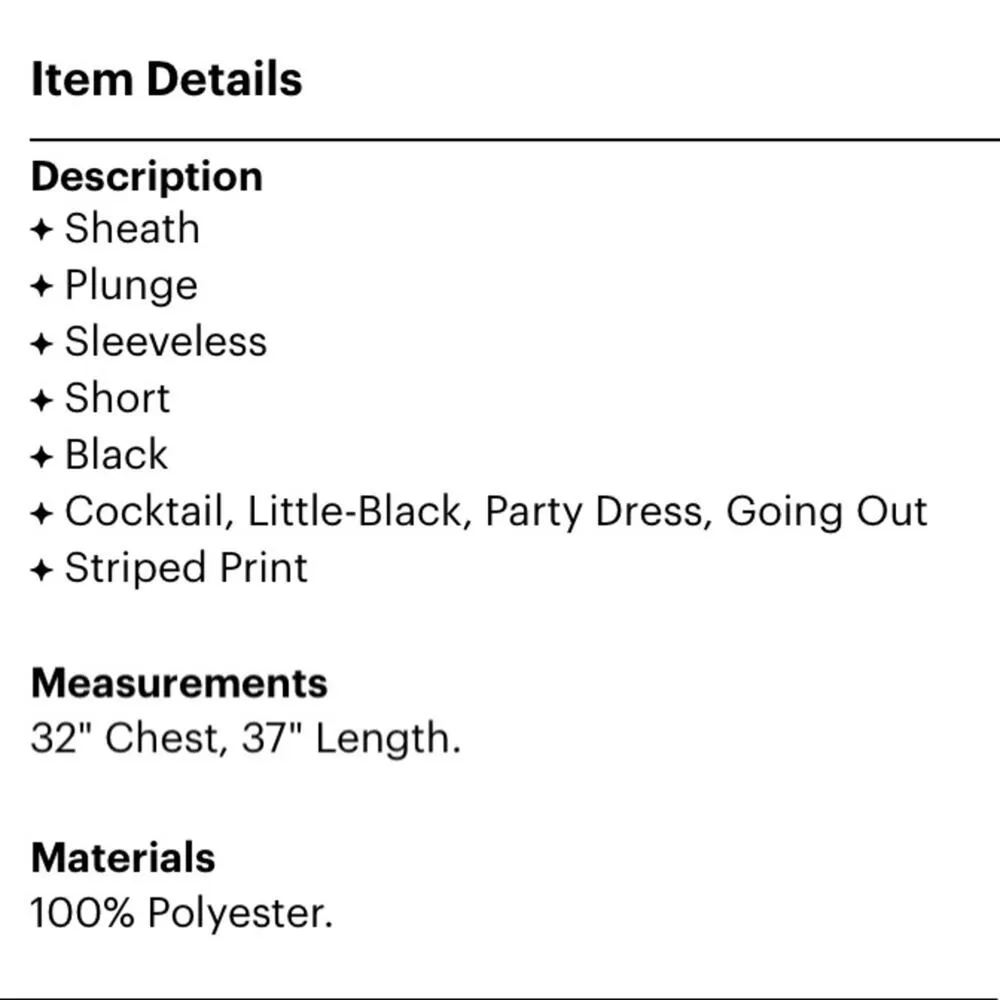 French Connection Black Gold Beaded Cocktail Dress - Image 5