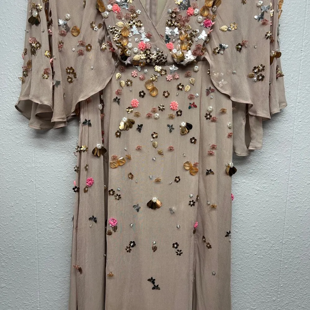 ASOS Women's Fairycore Boho Whimsical Play Festival Ethereal Womens Maxi Dress 2 - Image 6