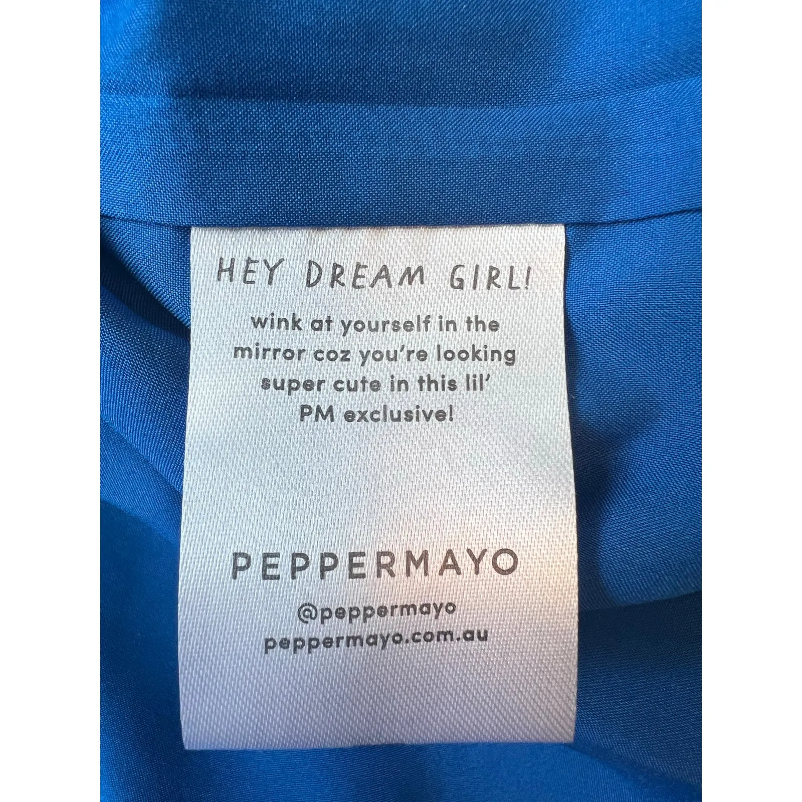 New w/ Tags Pepper Mayo Midnight Blue Cosmos Mini Dress Size: XL (US 14) - Image 8