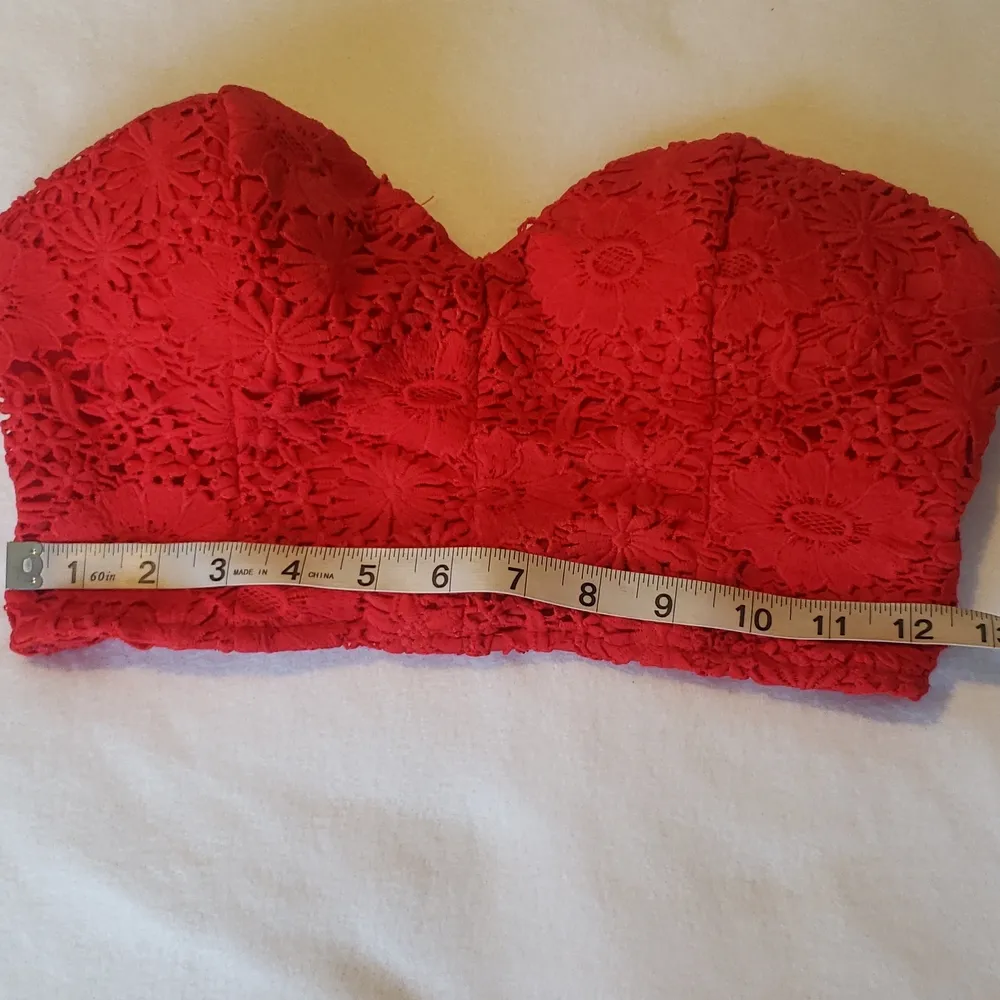 Forever 21 red lace 2 piece set - Image 3