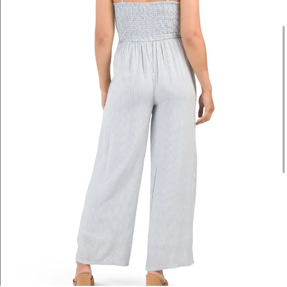 Japna Striped Spaghetti Strap Jumpsuit - Image 2