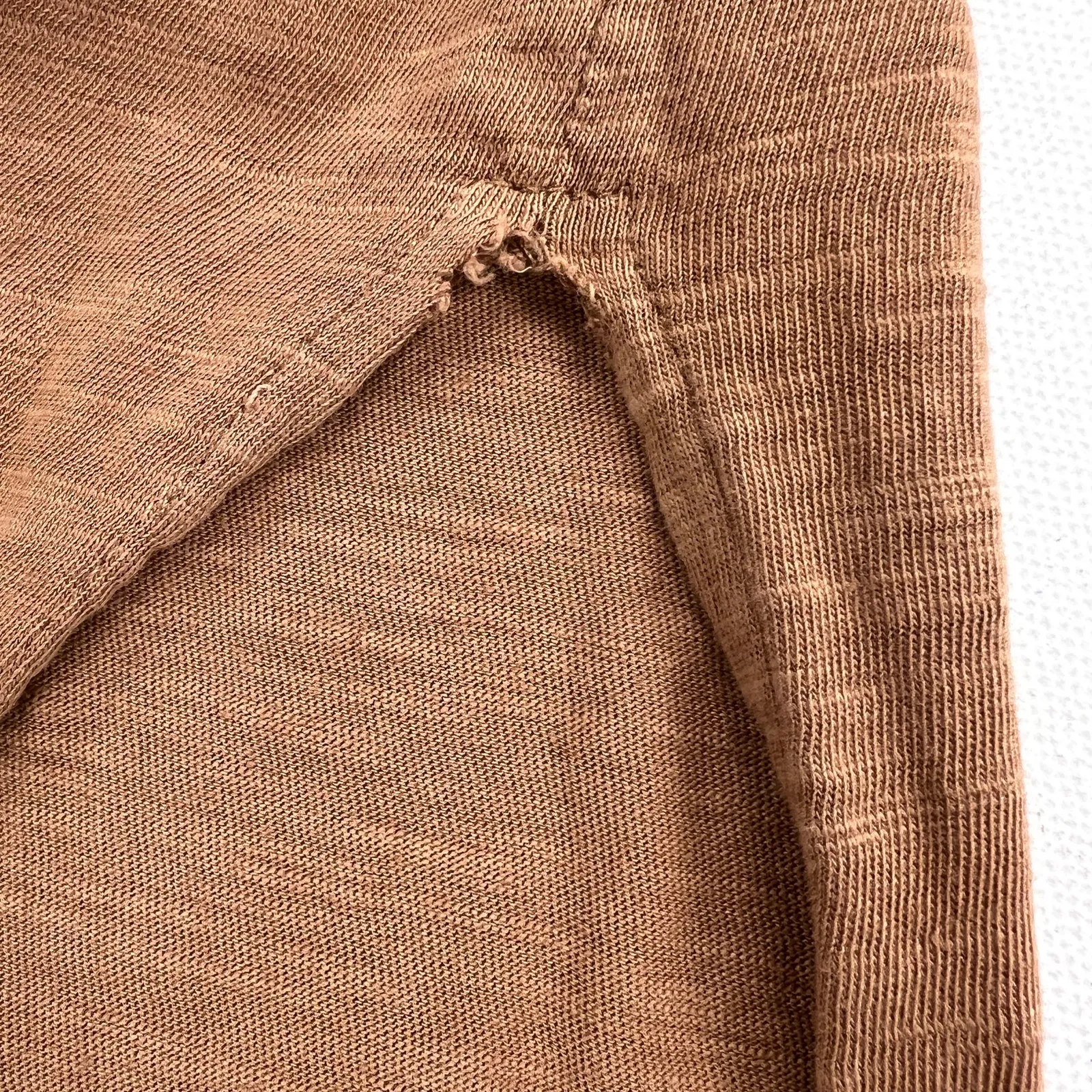 MATE The Label Dana Midi T-Shirt Dress 100% Organic Cotton Clay Size XS - Image 6