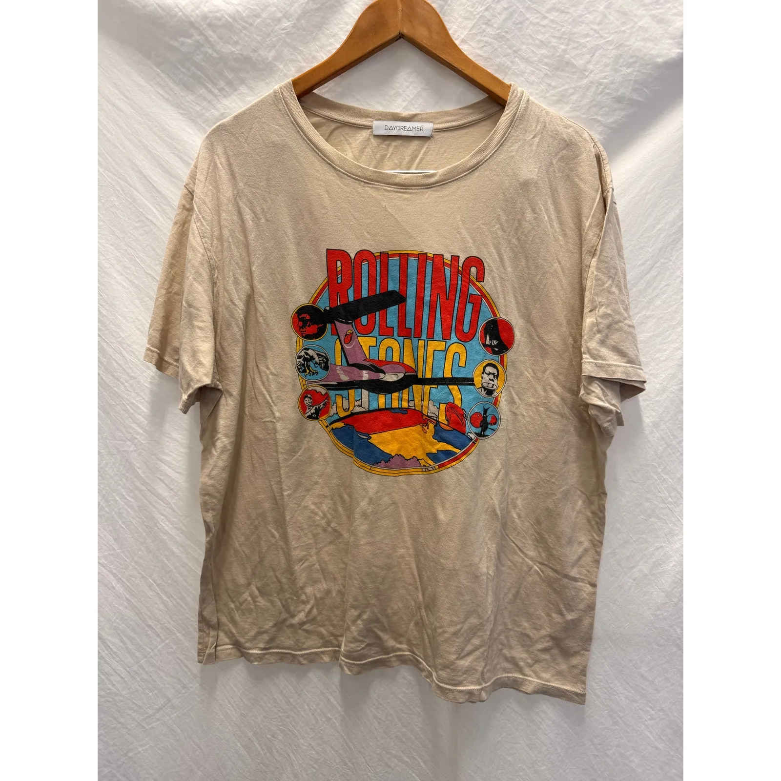 Daydreamer Stones Around the World Tee Large Coachella‎ Festival Hippie Large - Image 4