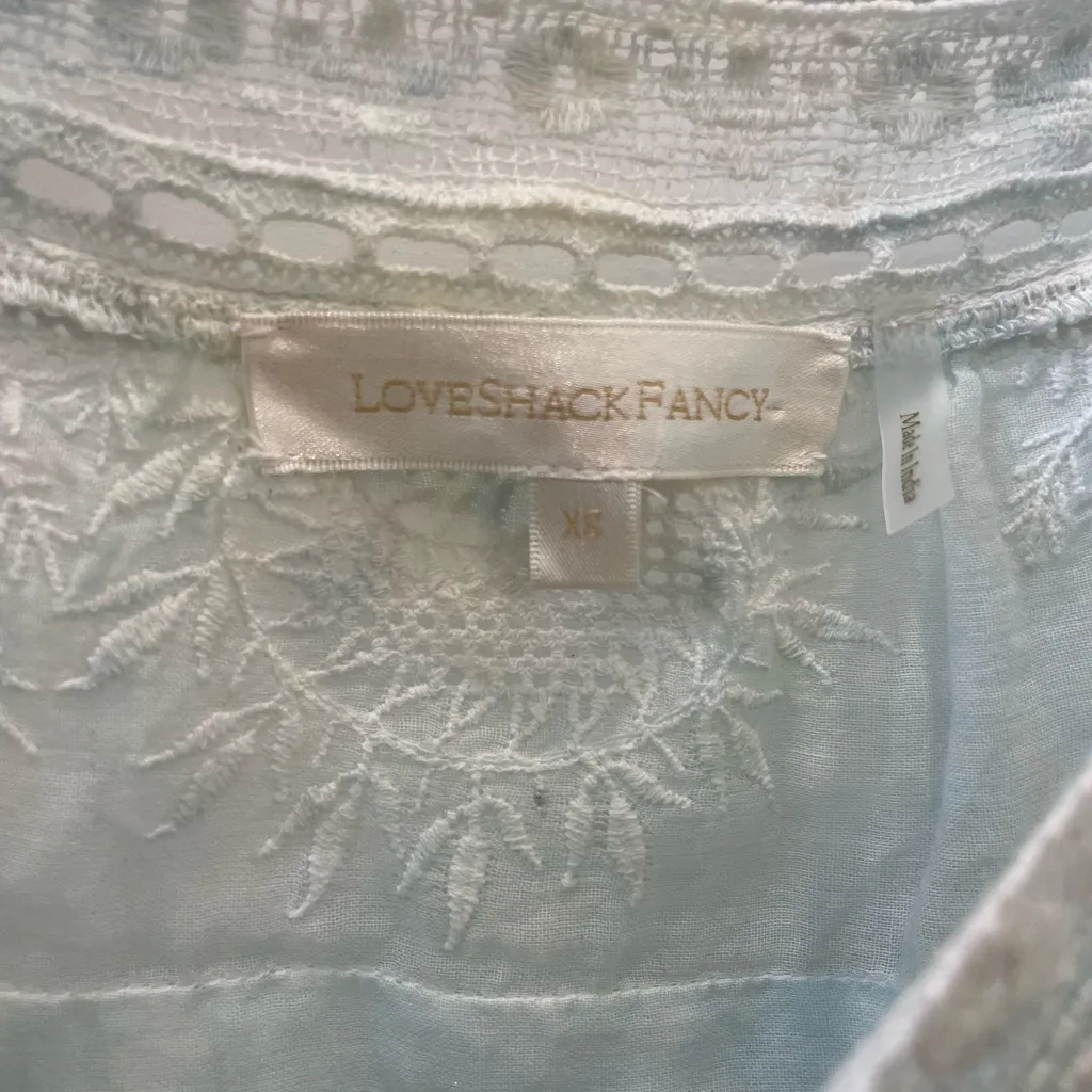 LoveShackFancy Sully Heritage Cotton Tank - Image 3