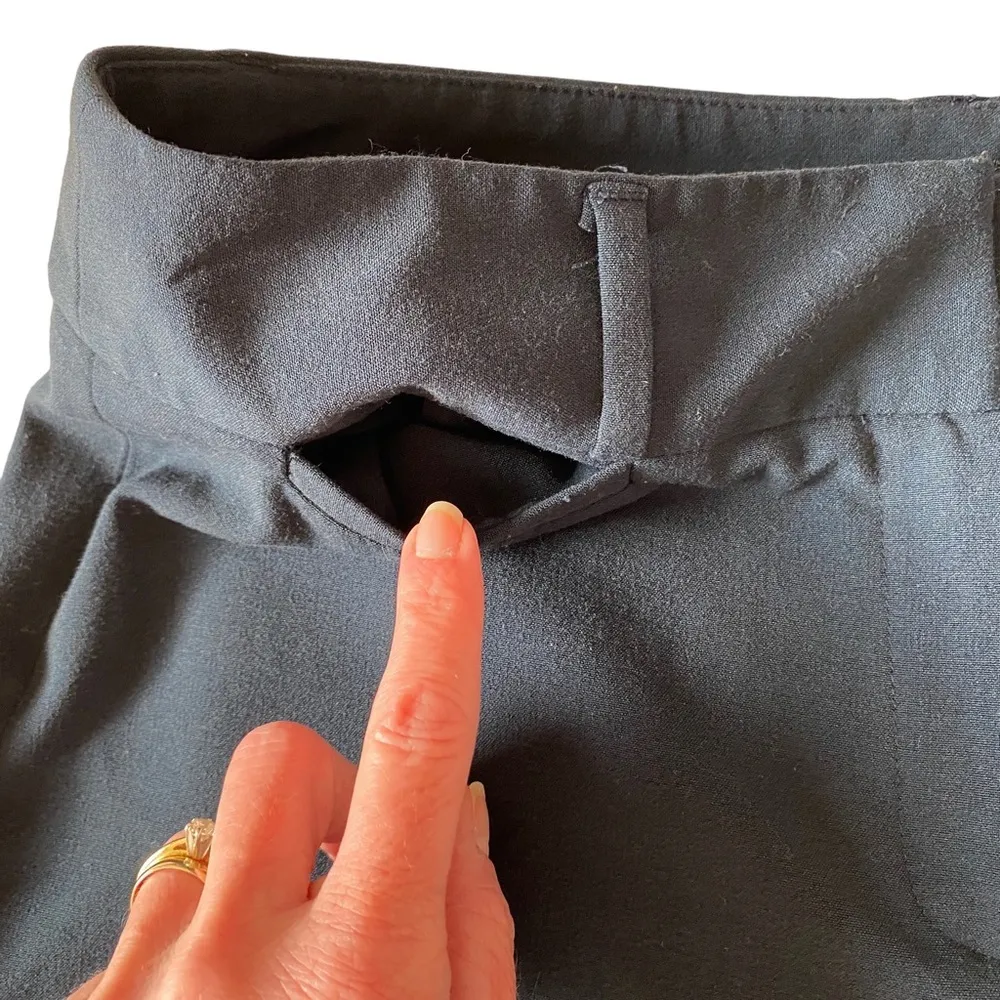 Larry Levine women’s stretch black dress pants size 6 career going out - Image 8