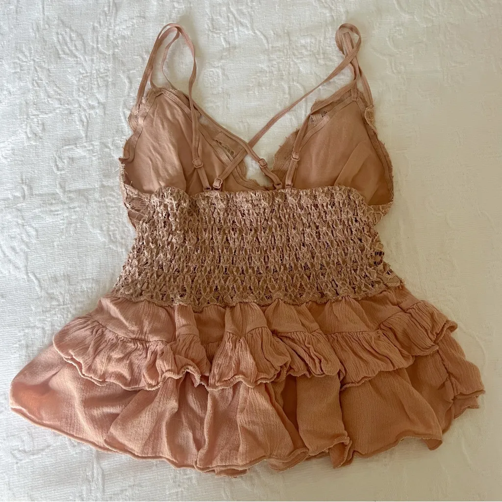 anemone pink lace cami tank top - Image 4