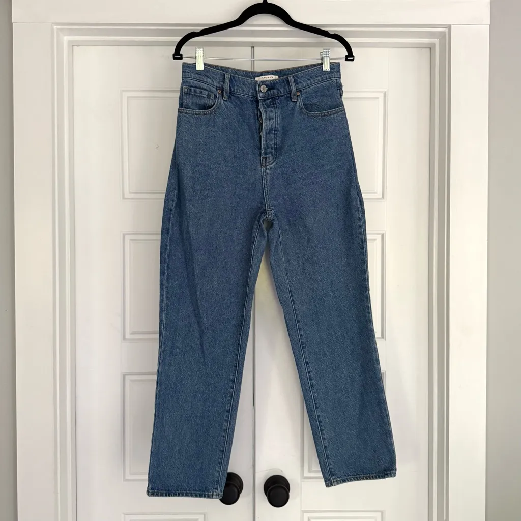 Pacsun High Rise Straight Jeans, size 27 - Image 4