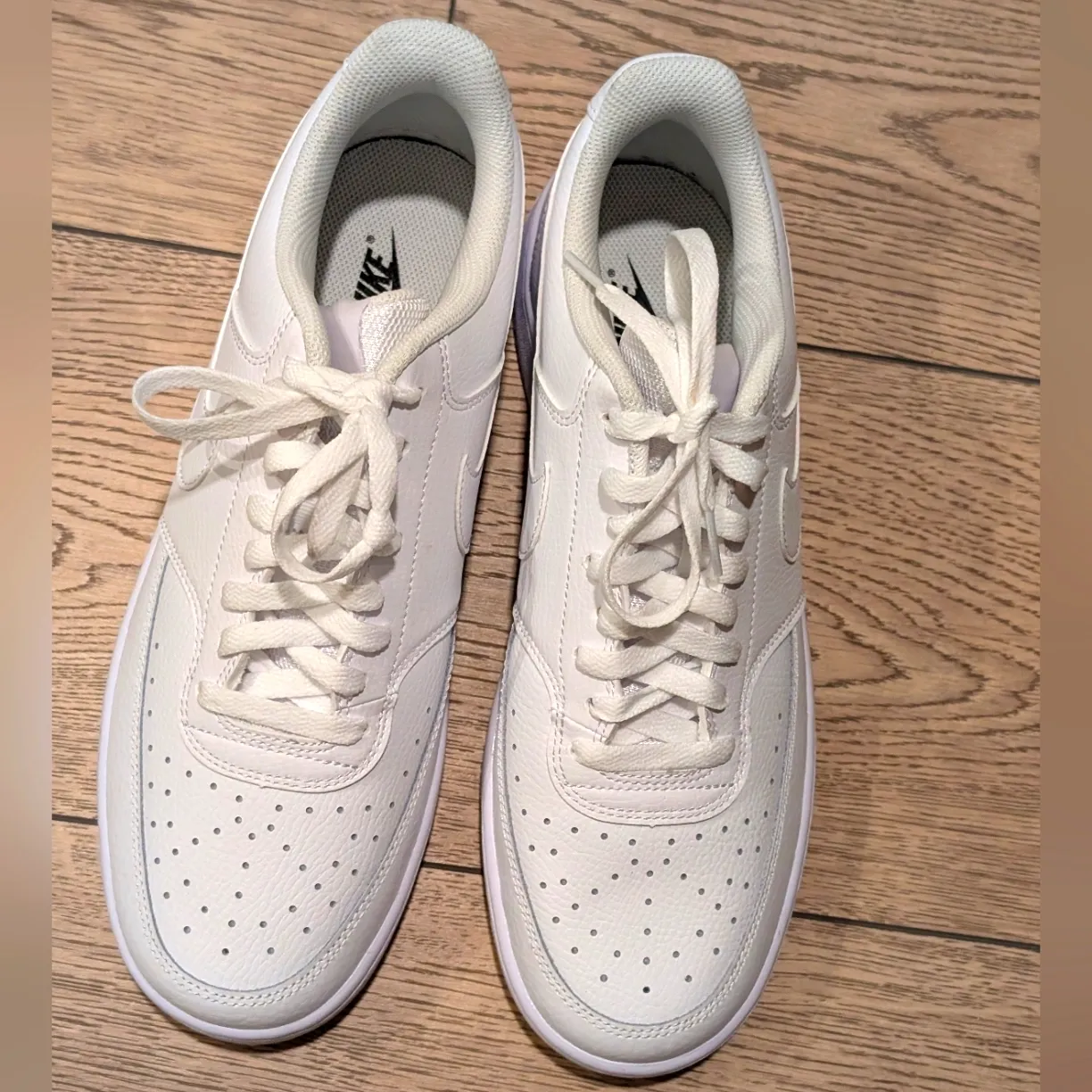 🆕 Nike Womens 11.5 Court Vision Low White Athletic Gym Shoes NEW - Image 8