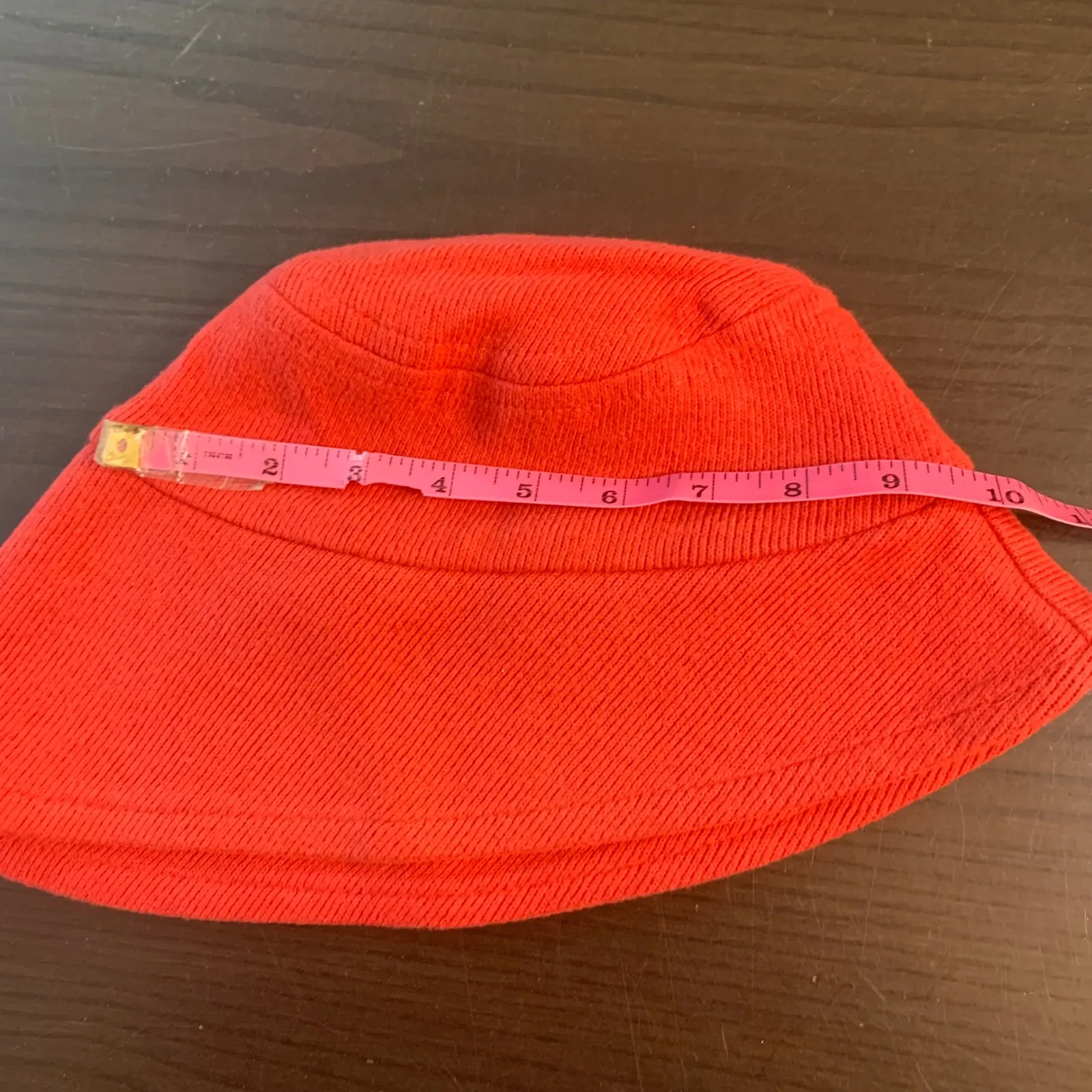 FH Clothing Co Red 100% Cotton Hat Sun Hat Women Vacation Cruise Resort Garden - Image 7