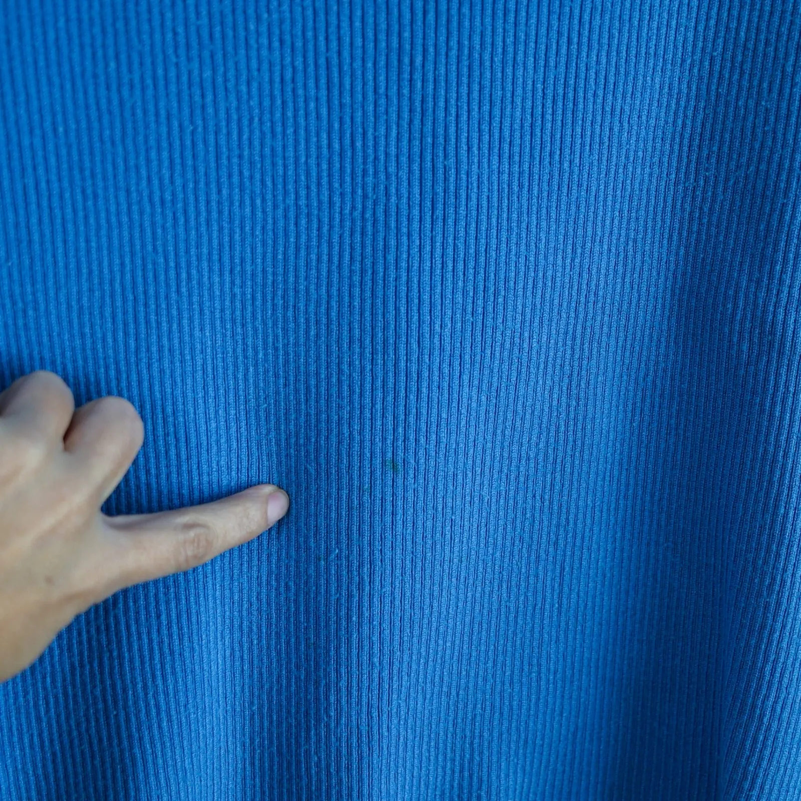 Polo Jeans Co Ralph Lauren Y2K Blue Ribbed Baby Tee Long Sleeve - Image 11