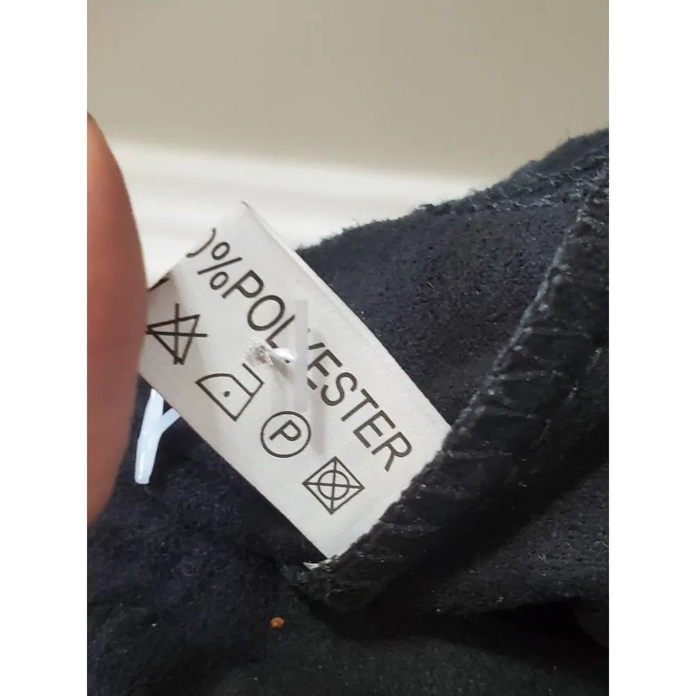 Black Womens Fringe Waistcoat Boho Bohemian Sleeveless Hippi Festival Vest Small - Image 7