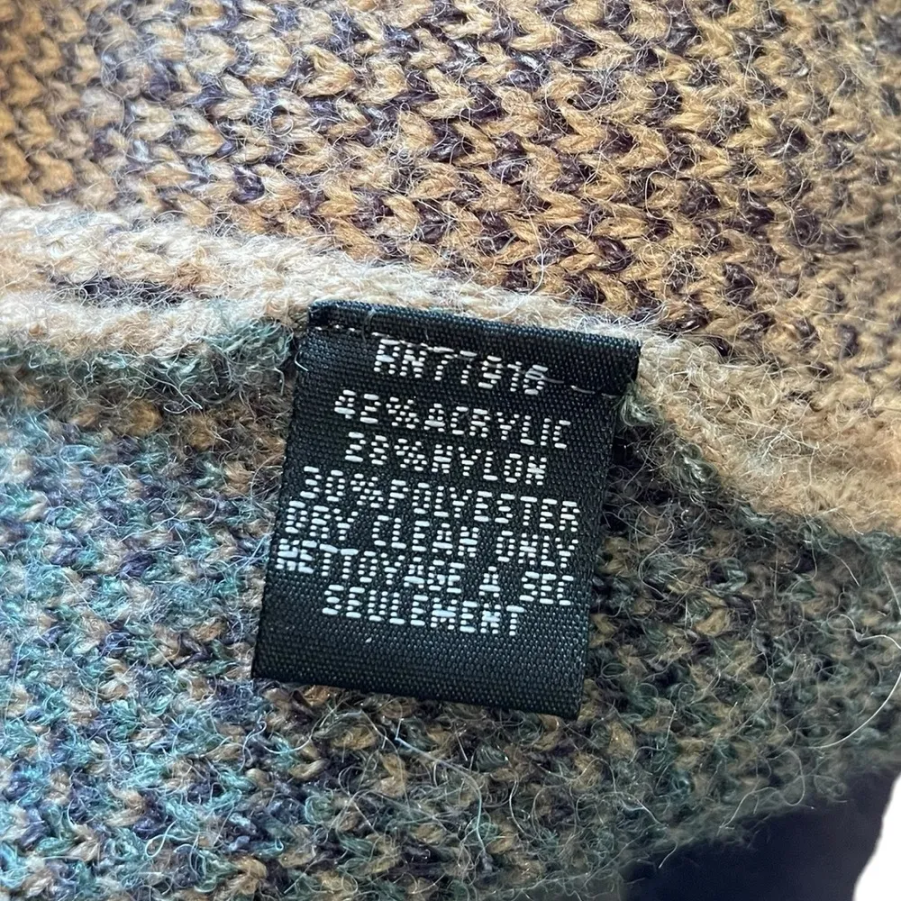 Pilcro Anthropologie Earthy Colorblock Leopard Print Longline Duster Cardigan - Image 9