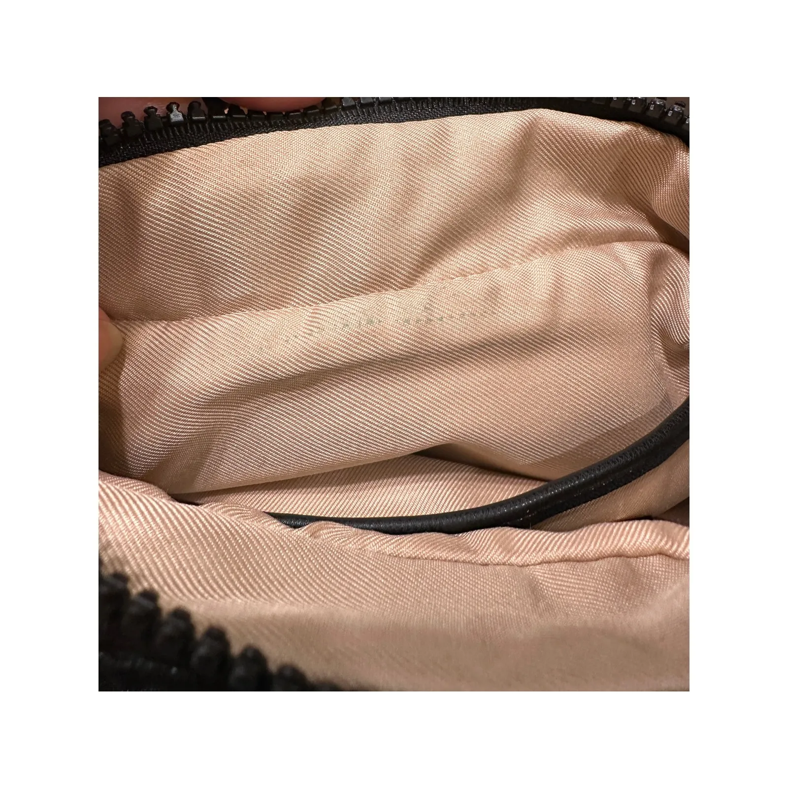 Jason Wu Fay Baguette Bag Black Vegan Leather Pre-Loved Quilted Top Handle - Image 16