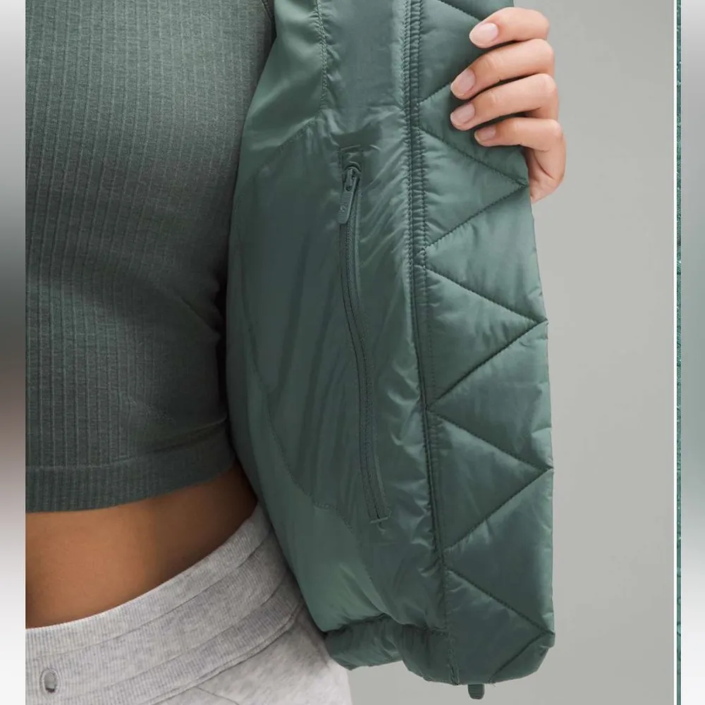 NWT Wunder Puff Cropped Jacket / Medium Forect - Image 7