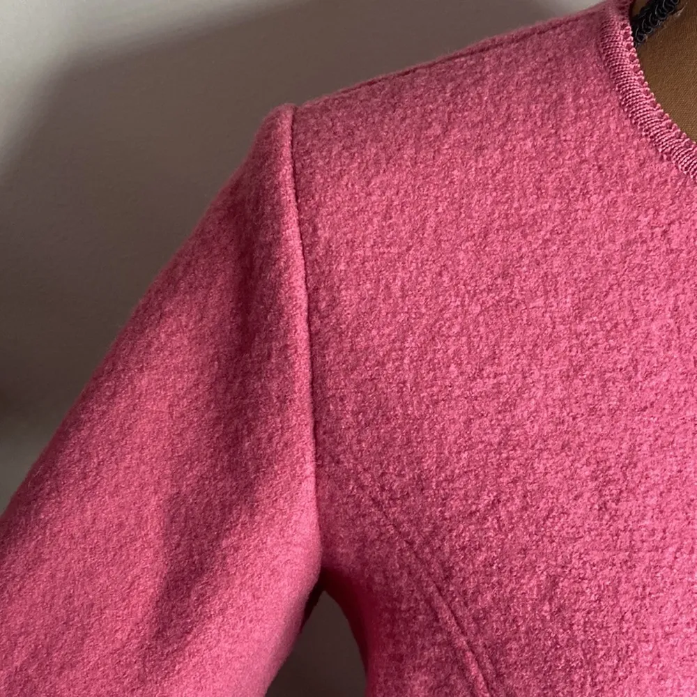 Alpen Lander vintage genuine boiled wool tipped blazer pink made in Austria XS - Image 9