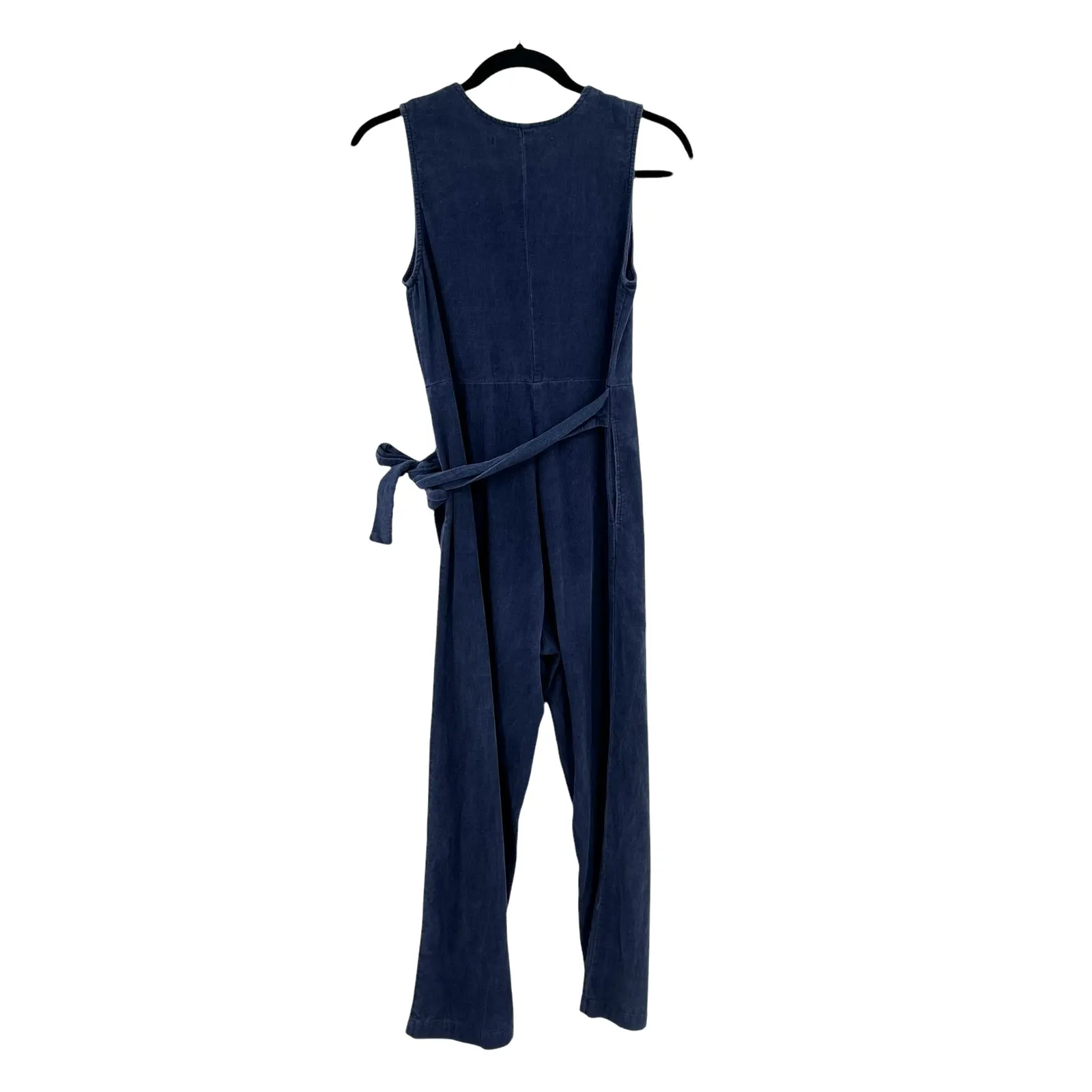 Shades of‎ Grey by Micah Cohen Wrap Origami Jumpsuit Corduroy Blue Size XXS - Image 8