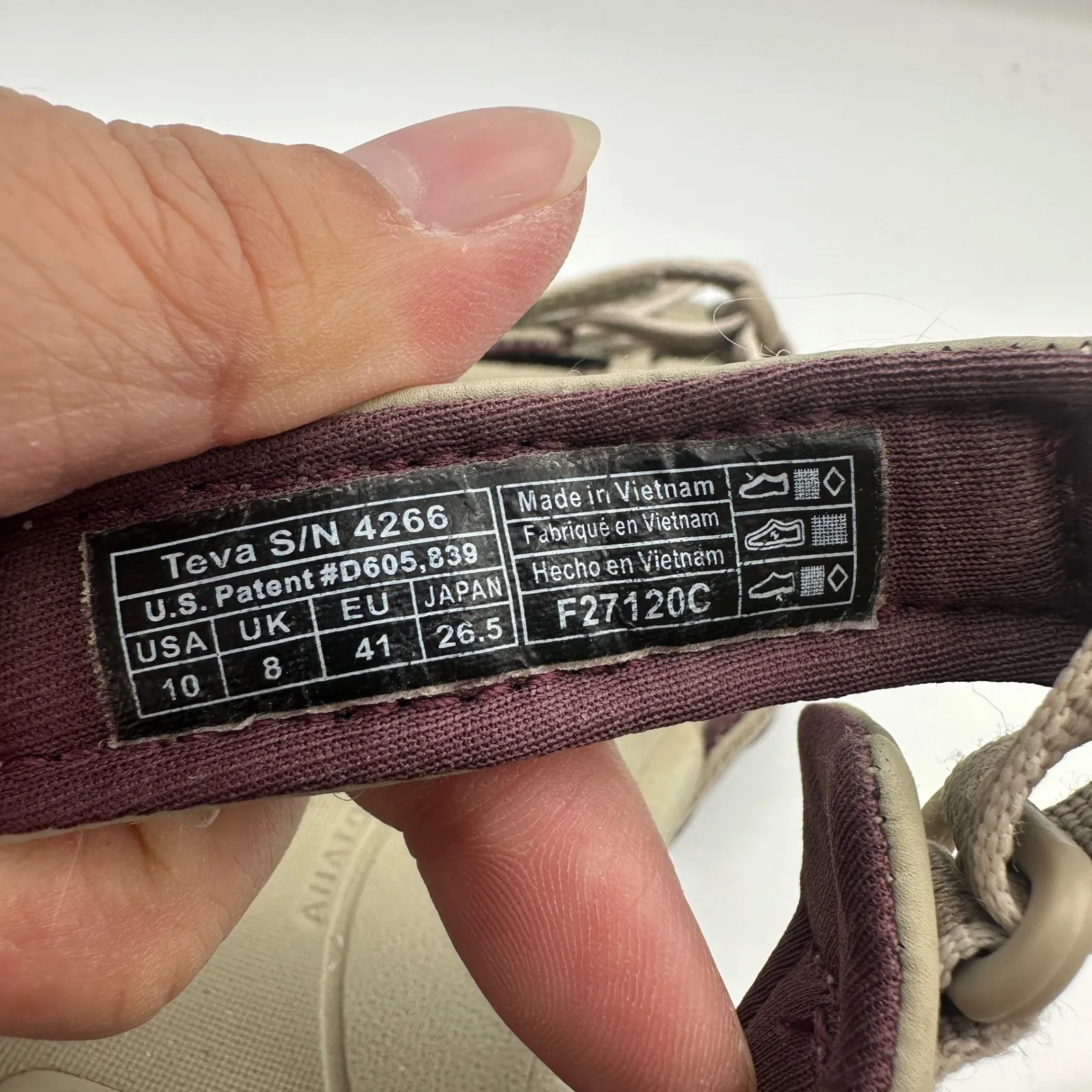 Teva Women's Tan Hiking‎ Sandals Strappy Ankle Support Comfort Size 10 Outdoors - Image 10