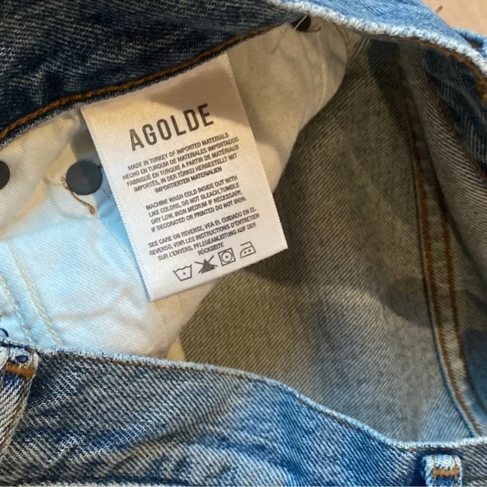 Like New Agolde 90’s pinch waist distressed jeans - Image 7