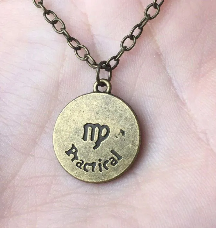 Handmade virgo necklace & scorpio necklace bundle - Image 2