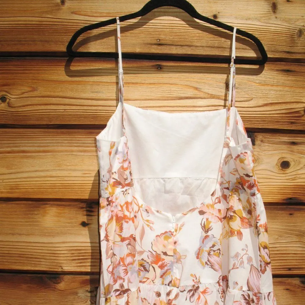 NWT BARDOT Floral Flow Open Back Maxi Dress Natural Paisley US - Image 10