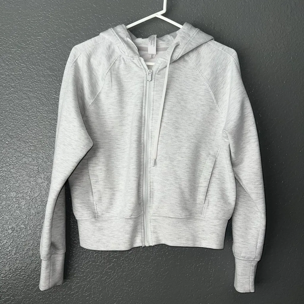 Yogalicious Scuba Amy Zip Hoodie Jacket Women’s XS | Gray Athleisure - Image 3
