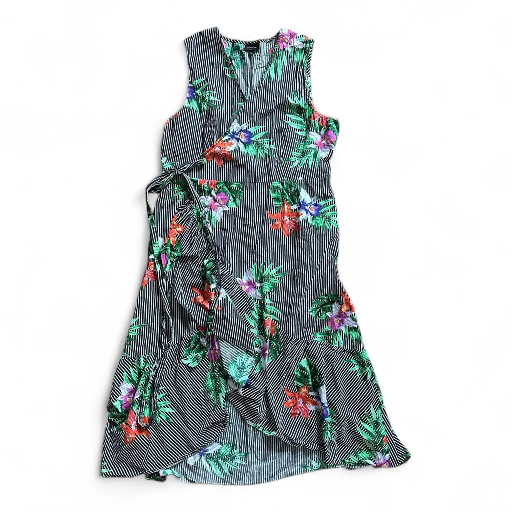 WhoWhatWear Asymmetrical Floral Sundress XXL - Image 3