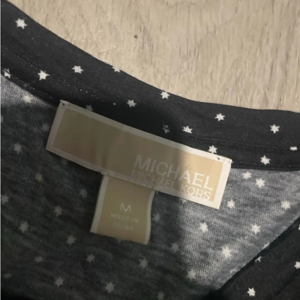 Michael Kors Black and White Polka Dot Blouse - Image 2