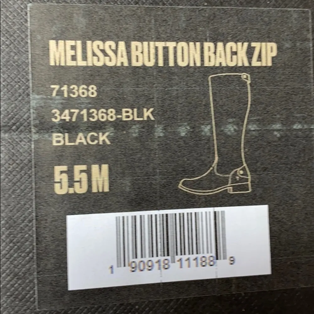 Frye Melissa black button back zip boots 5.5 - Image 6