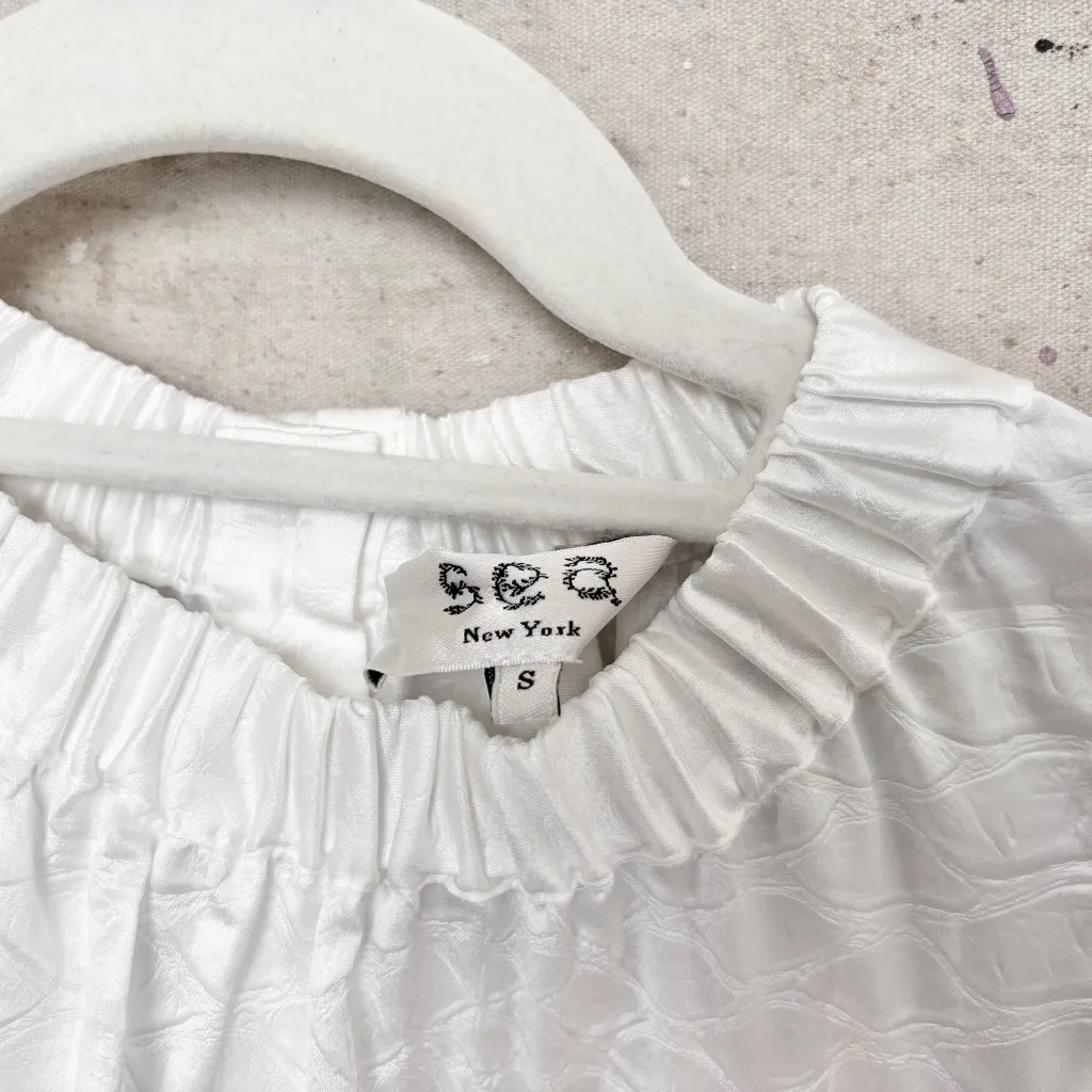 Sea New York Simon Puff Top White - Image 5