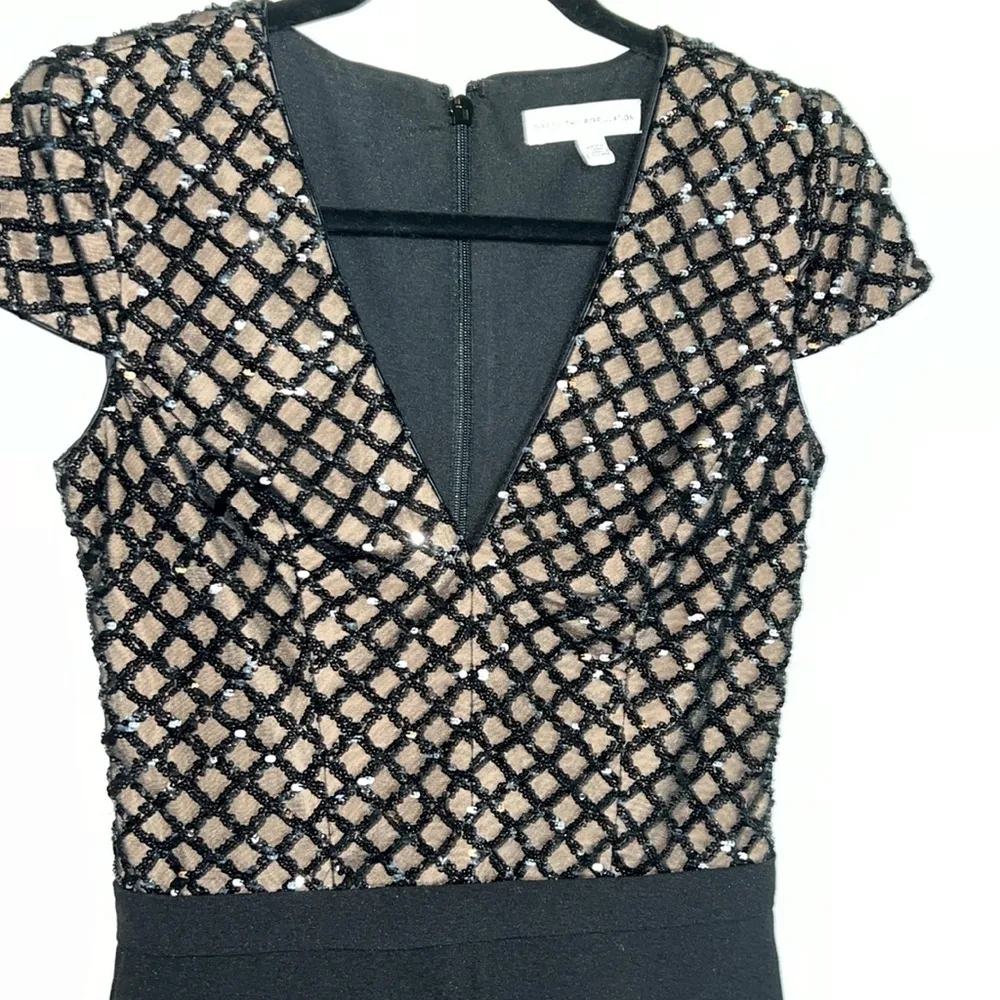 NWOT Dress the Population Cap Sleeve Sequin Bodice Jumpsuit - Image 4