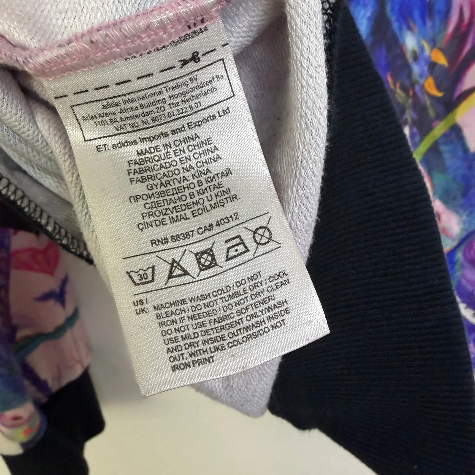 Adidas Originals Florera Sweatshirt Womens Long Sleeve Pullover Birds *FLAW - Image 11