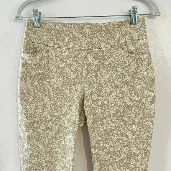 Orvis‎ Skinny Leg Chino Pants Women’s Size 6 Stretch 4 Pockets Floral - Image 6