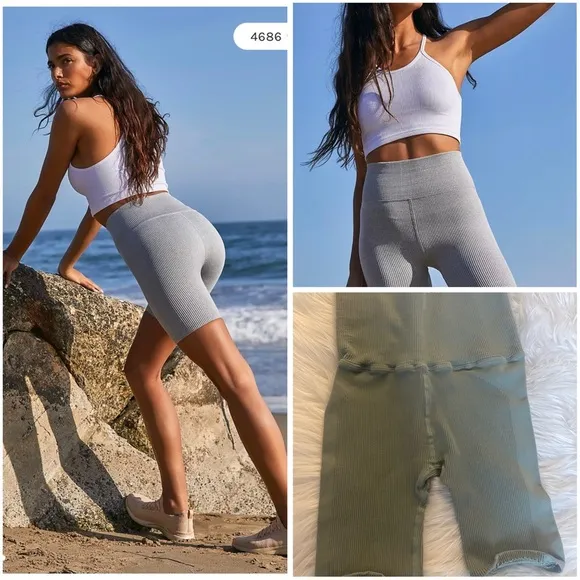 Happiness Runs Bike Shorts - Image 2