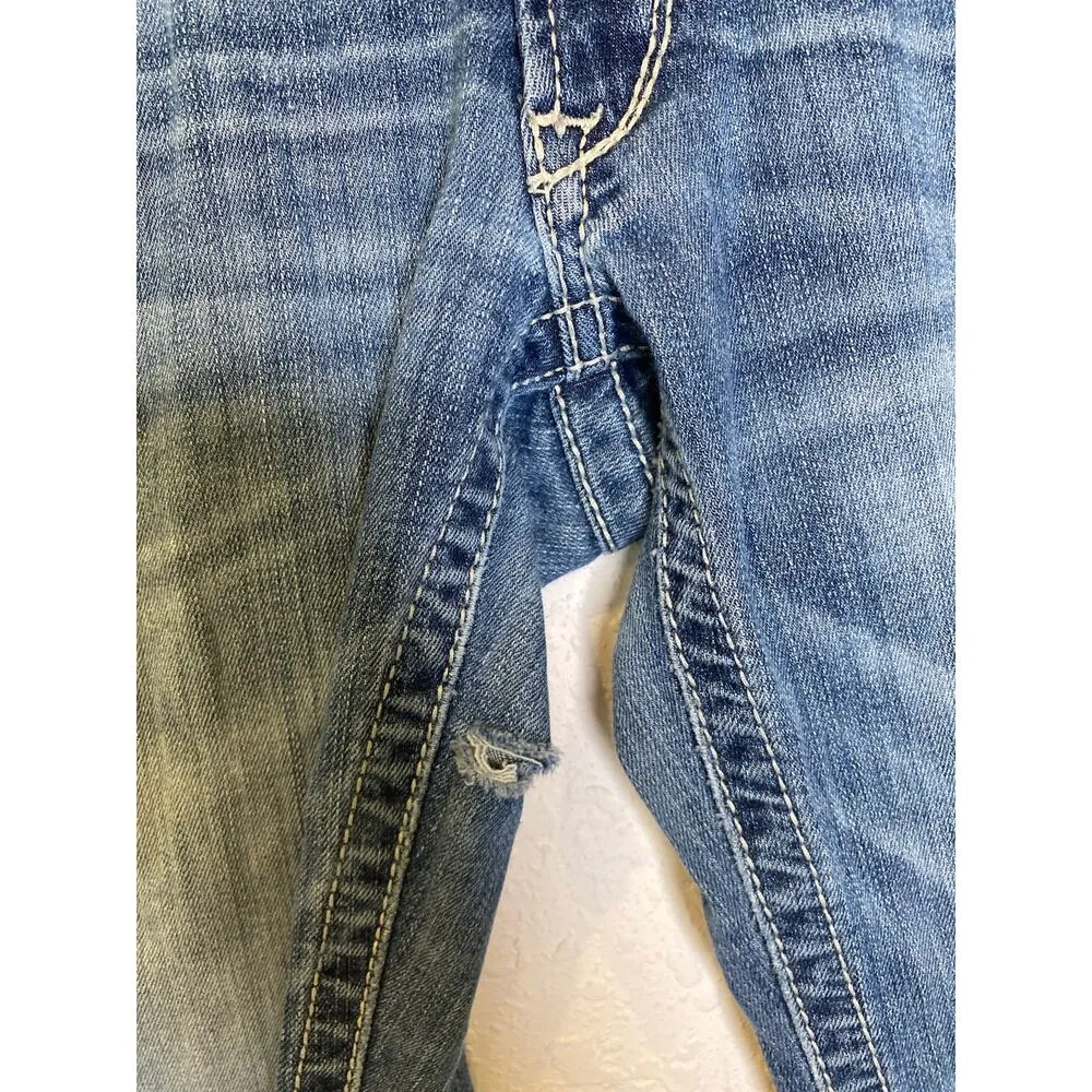 Ariat Real Denim Jeans Natalia Bootcut Low Rise Sz 27R Distressed Western Casual - Image 6