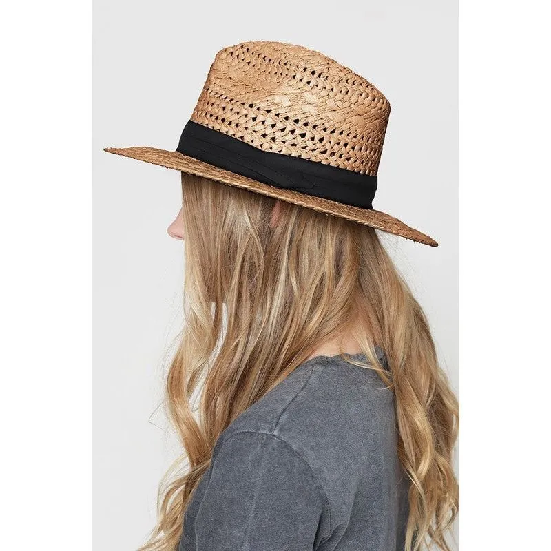 ✨Ruggine Boho Chic Summer Panama Hat✨ Tan Size M - Image 3