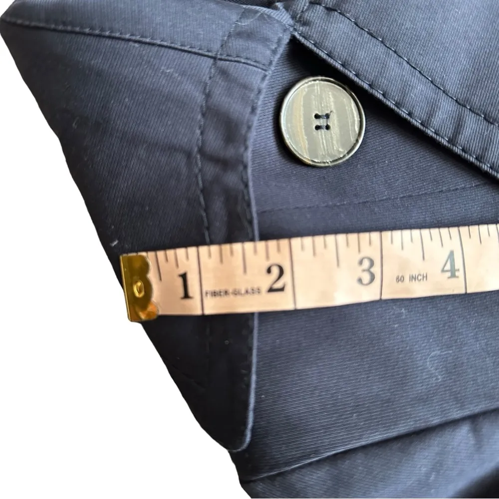 Navy Blue Cropped  Double Breasted Jacket size 40 Large - Image 7