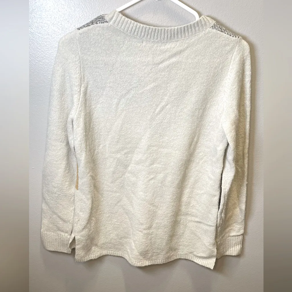 Woolrich Women's Sheep Mountain Pattern Soft Wool Blend Knit‎ Sweater Size XS - Image 2