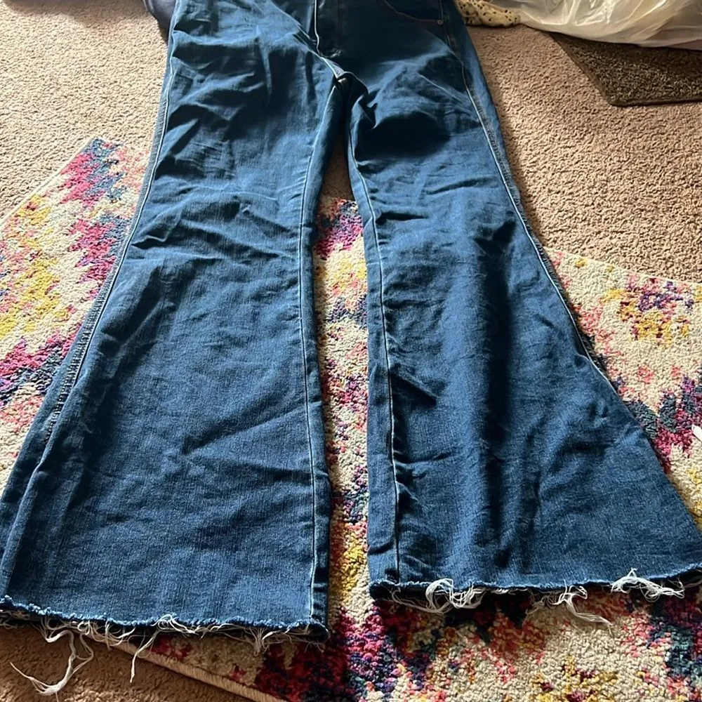 Jude blue high rise flare jeans 13/31 - Image 2