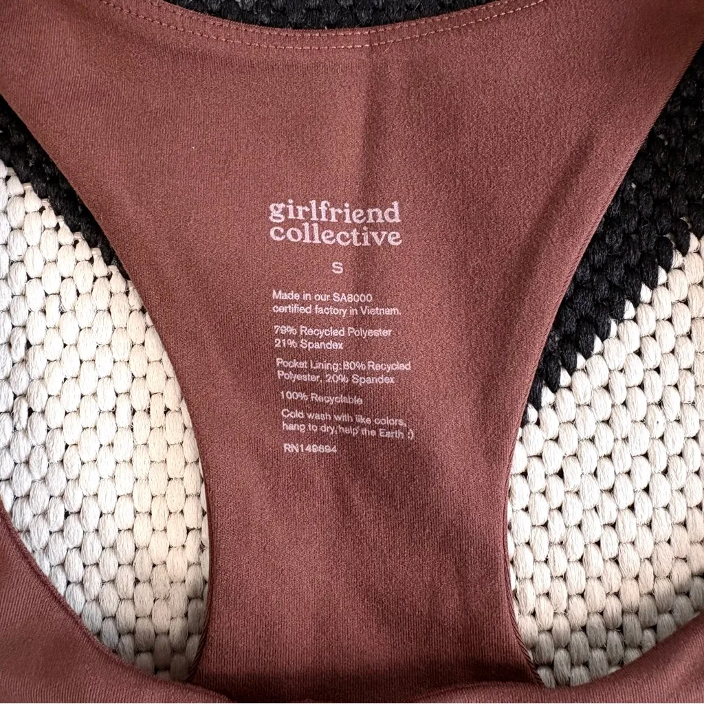 Girlfriend Collective Paloma Racerback Dress in Earth Brown - Image 14