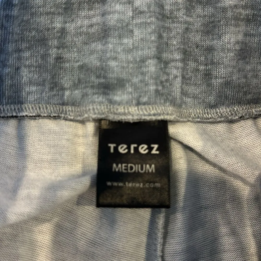 Terez Women’s Dessert Print Wide Leg Thick Band Grey Joggers - Image 6