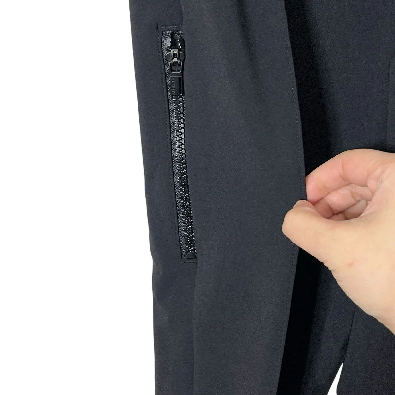 Athleta Glacier Snow Pants II Black Women’s Size 10P Skinny Winter Stretch Warm - Image 7