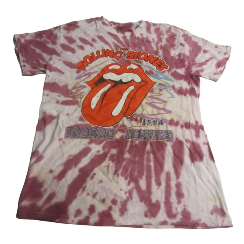 The Rolling Stones Voodoo Lounge Tour Tie Dye T Shirt Women Tops Size M - Image 2