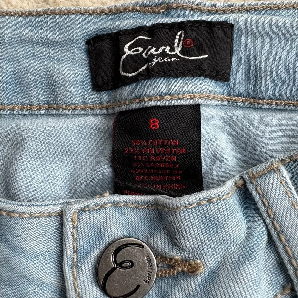 Earl Jeans capri Blue Denim size 8 - Image 5
